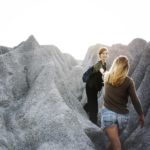 Young Women Travel Together Concept