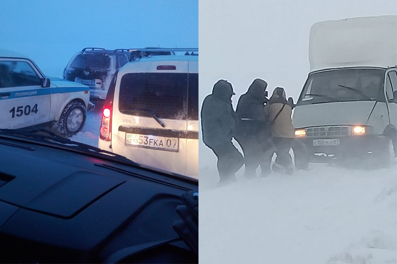Почти 140 человек спасли от снежных заносов в Западно-Казахстанской области