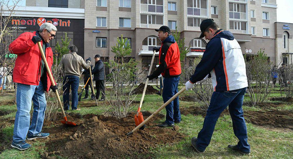 Общегородские субботники и эко-акции в Нур-Султане