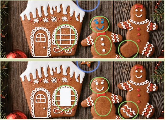 Сложный тест: Позволит ли вам ваша смекалка найти все отличия?