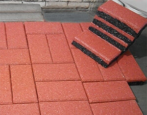 Изготовление и преимущества резиновой тротуарной плитки