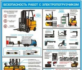Правила безопасности при работе со штабелерами