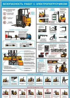 Правила безопасности при работе со штабелерами