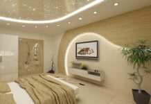 Натяжные потолки: красивые варианты оформления