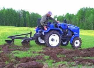 Применение мототрактора на учаcтке