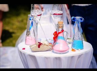 Как провести песочную церемонию на свадьбу?