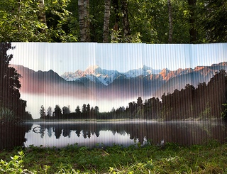 Профнастил с рисунком: стильное современное решение