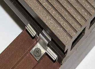 Необходимые комплектующие для монтажа террасной доски