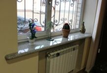 Подоконники из мрамора: красивые варианты оформления