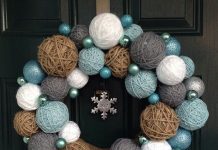 5 простых поделок из ниток на Новый год