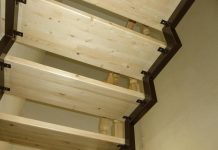 Способы установки лестницы на металлическом каркасе