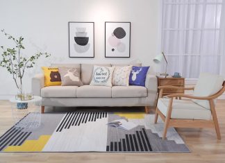 Ковёр всегда добавляет интерьеру уюта и тепла