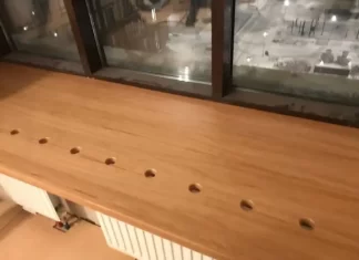 Подоконники из дуба: удачное сочетание с окном любого цвета