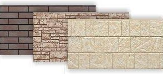 Виды облицовочных панелей для фасада дома