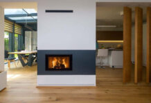 Установка каминной топки своими руками