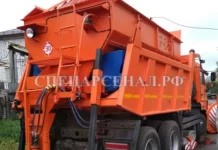 Особенности пескоразбрасывателя на базе КДМ