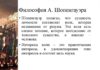 Философия А. Шопенгауэра