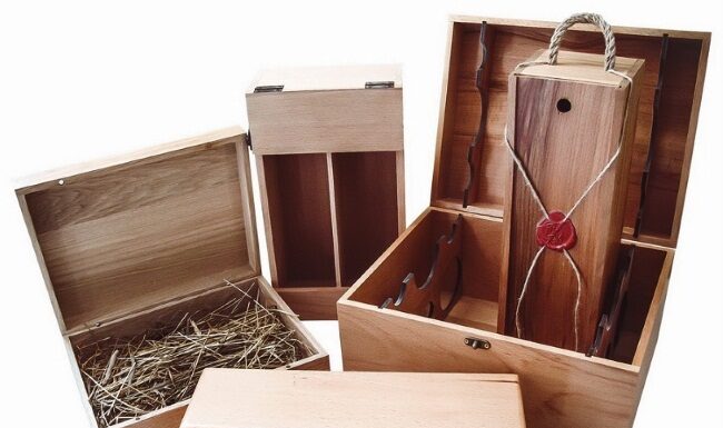 Особенности деревянной упаковки для подарков