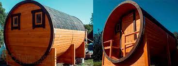 Эксплуатация бани-бочки из кедра