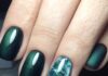 Изумрудный гель-лак: дизайн ногтей