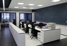 Освещение офисных зданий и бизнес-центров