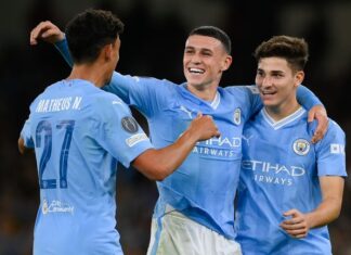 «Ман Сити» победно начал защиту титула в Лиге чемпионов