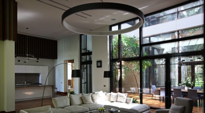 Современный стиль в интерьере загородного дома