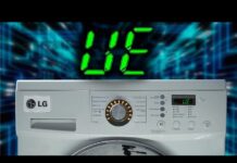 Как устранить ошибку UE на стиральной машине LG?