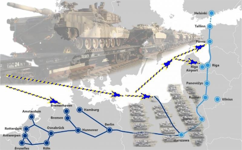 Страны Балтии соединятся с ЕС железной дорогой военного назначения