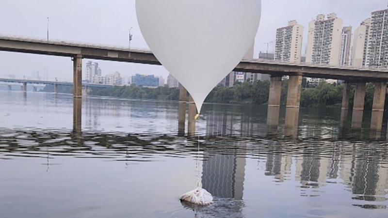 КНДР снова запустила шары с мусором, заявили в Минобороны Южной Кореи