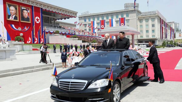 В Пхеньяне начался государственный прием в честь Путина
