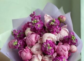 Пионовые букеты: нежность, красота и аромат в одном букете