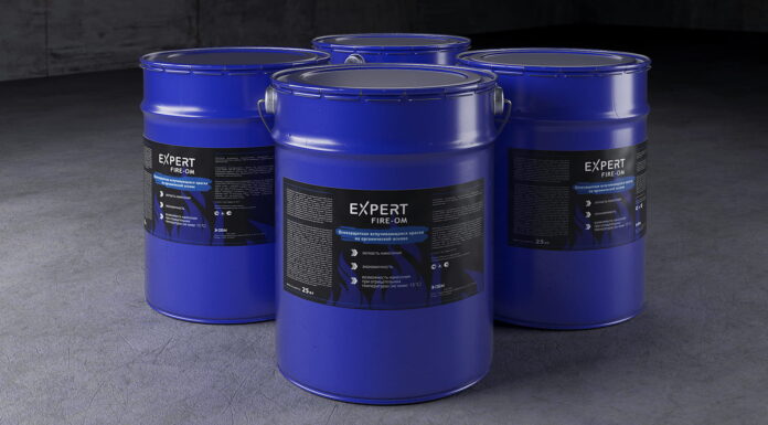 Огнезащитная краска EXPERT FIRE-OM: инновация для безопасности металла