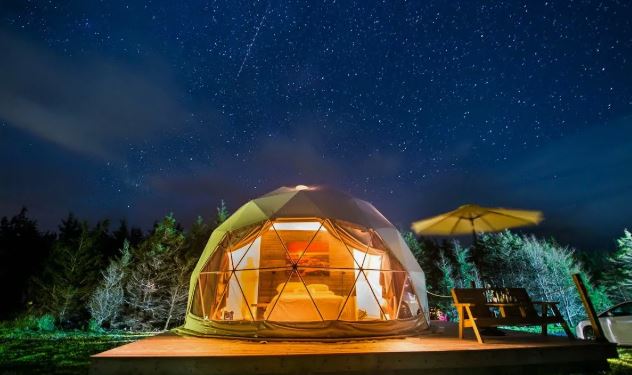 Глэмпинг с чаном: роскошь отдыха под звёздным небом