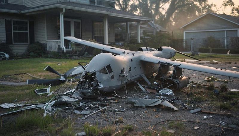 Два человека пострадали из-за падения обломков БПЛА в Славянске-на-Кубани