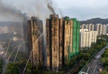 Смертоносный пожар в Гонконге унёс уже свыше полусотни жизней