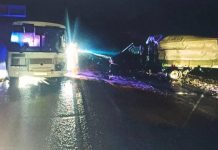 Три человека пострадали в лобовом столкновении автобуса и «Газели» под Тюменью