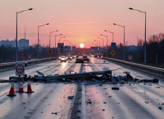 В Рязани из-за обломков БПЛА ограничат движение в районе Московского шоссе