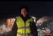 Автобус с 25 вахтовиками улетел в кювет в Красноярском крае, есть пострадавшие