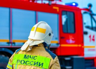 Площадь пожара в порту Темрюка после атаки БПЛА достигла 1,3 тыс. кв. м