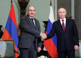 Путин провел встречу с Пашиняном