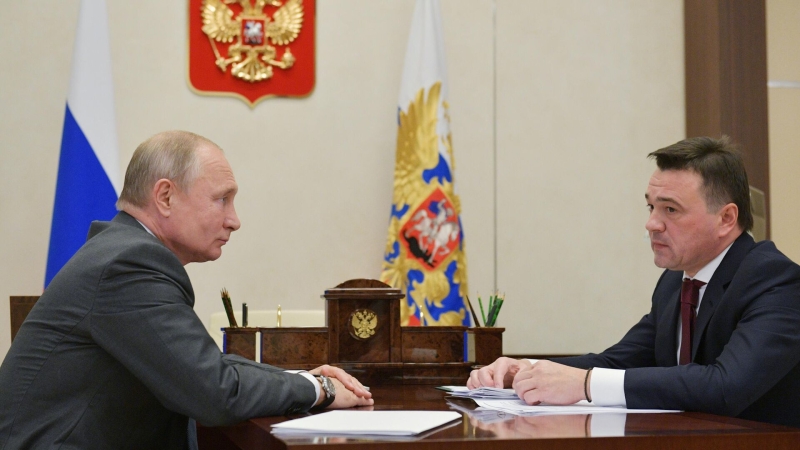 Путин в понедельник примет губернатора Подмосковья Воробьева