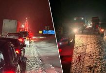 Люди застряли в гигантской пробке на трассе Ярославль – Москва из-за циклона