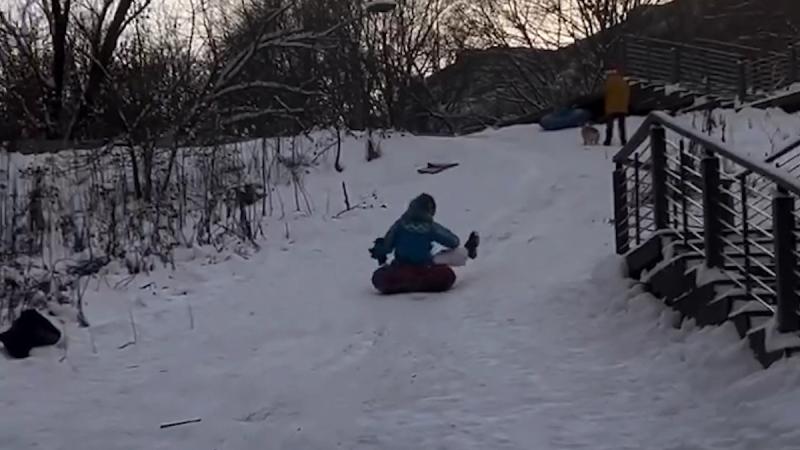 Новогоднее катание на ватрушке обернулось для москвички встречей с деревом и сломанным позвонком