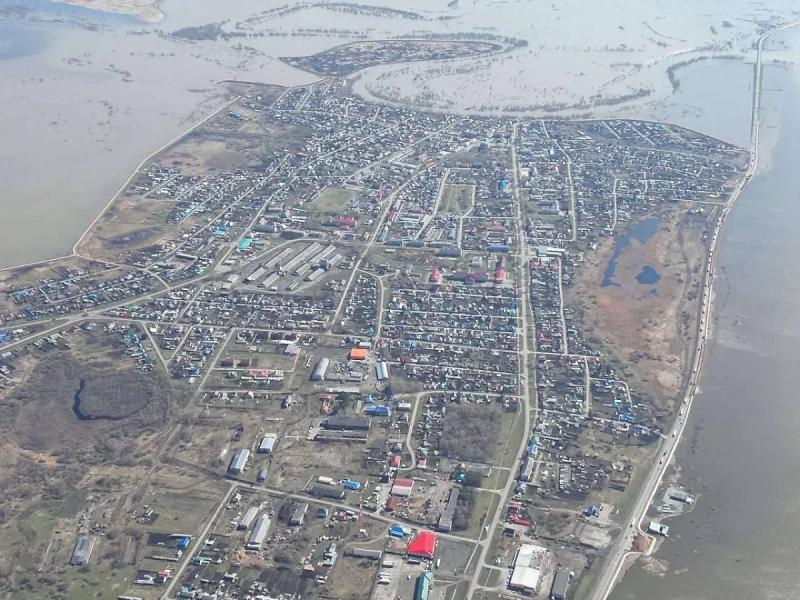 Пять деревень Абатского района Тюменской области затопило при половодье на Ишиме